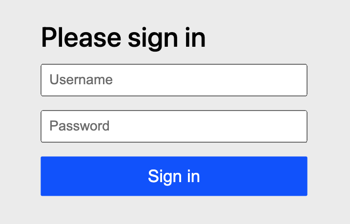 default-login-form